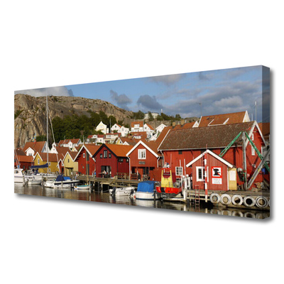 Obraz na płótnie Panorama Nocnej Metropolii