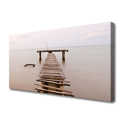 Obraz na płótnie Stalowa Konstrukcja Mostu