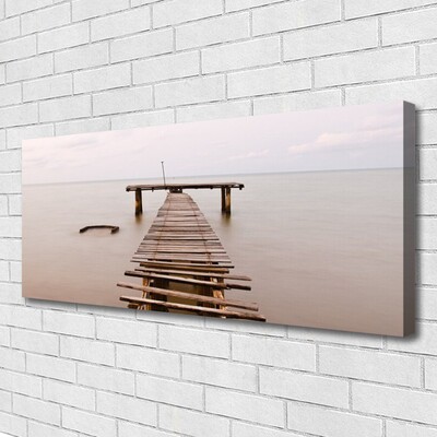 Obraz na płótnie Stalowa Konstrukcja Mostu