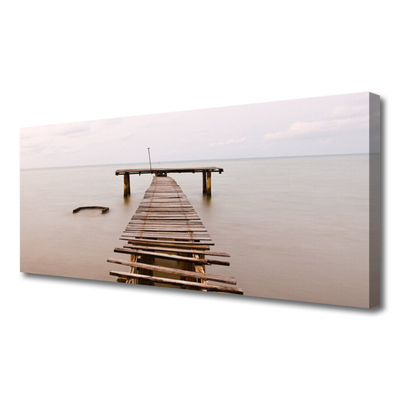 Obraz na płótnie Stalowa Konstrukcja Mostu