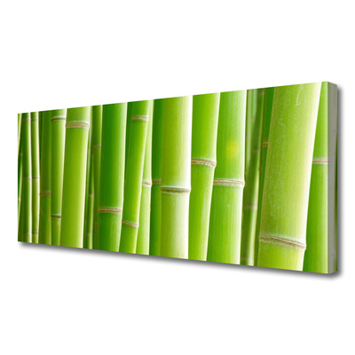 Obraz na płótnie Egzotyczny Kwiat i Bambus