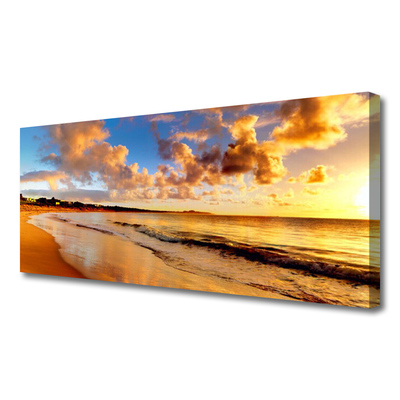 Obraz na płótnie Złoty Piasek nad Oceanem