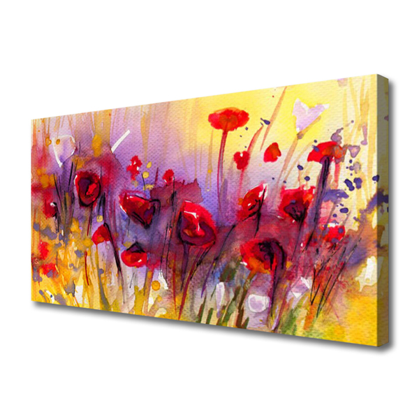 Obraz na płótnie Graficzna Interpretacja Flory