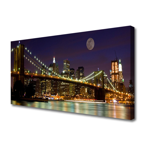 Obraz na płótnie Perspektywa Nowoczesnego Mostu