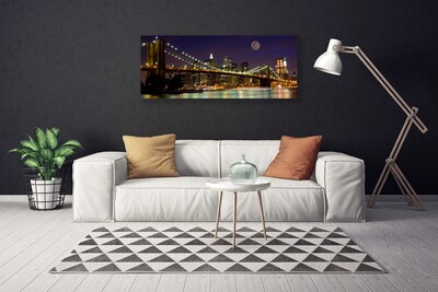 Obraz na płótnie Perspektywa Nowoczesnego Mostu