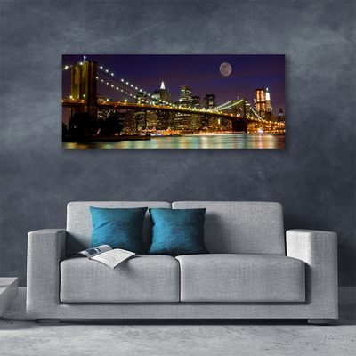 Obraz na płótnie Perspektywa Nowoczesnego Mostu