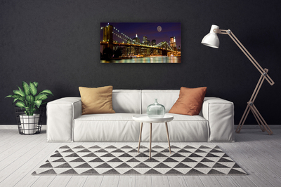 Obraz na płótnie Perspektywa Nowoczesnego Mostu