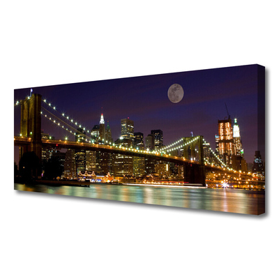 Obraz na płótnie Perspektywa Nowoczesnego Mostu