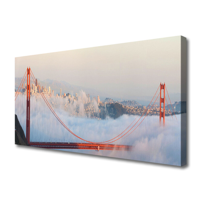 Zdjęcie na płótnie Most nad Oceanem Chmur