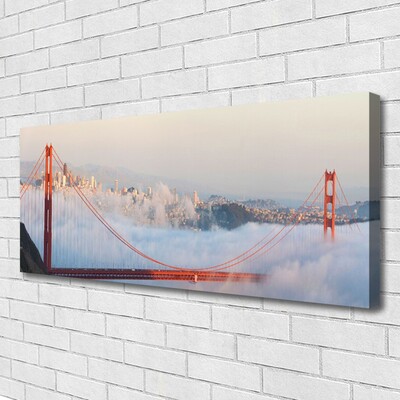 Zdjęcie na płótnie Most nad Oceanem Chmur