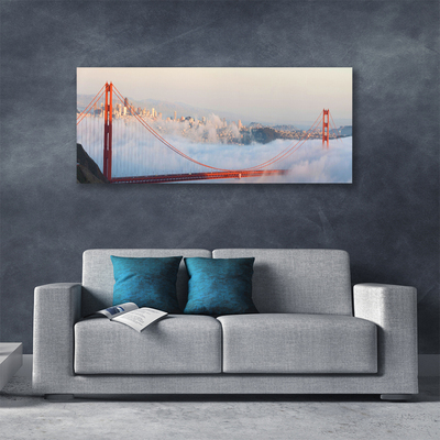 Zdjęcie na płótnie Most nad Oceanem Chmur