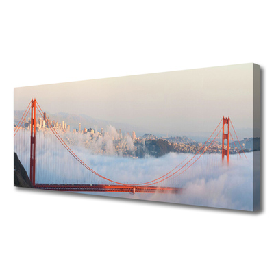 Zdjęcie na płótnie Most nad Oceanem Chmur