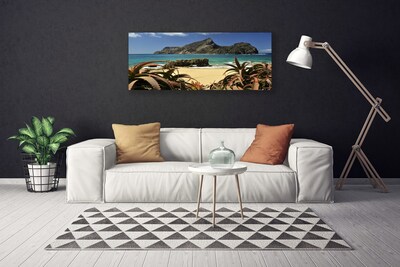 Obraz Canvas Plaża Morze Skała Krajobraz
