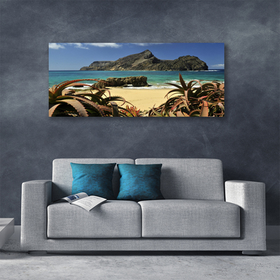 Obraz Canvas Plaża Morze Skała Krajobraz