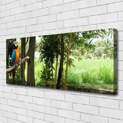 Fotoobraz na płótnie Egzotyczna Papuga w Dżungli