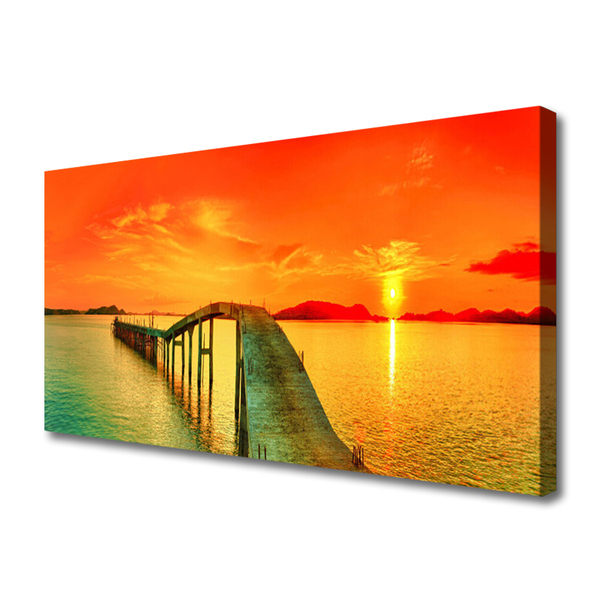 Obraz canvas Most Wiszący nad Zatoką