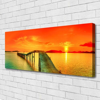 Obraz canvas Most Wiszący nad Zatoką