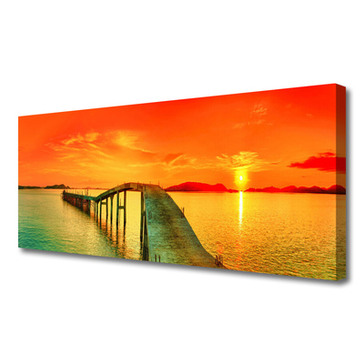 Obraz canvas Most Wiszący nad Zatoką