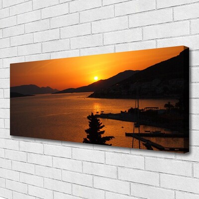 Fotoobraz na płótnie Szczyty Gór nad Zatoką