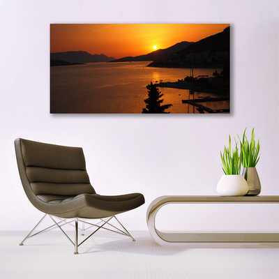 Fotoobraz na płótnie Szczyty Gór nad Zatoką