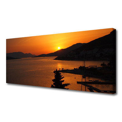 Fotoobraz na płótnie Szczyty Gór nad Zatoką