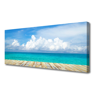 Duży obraz na płótnie Molo prowadzące w Nieznane