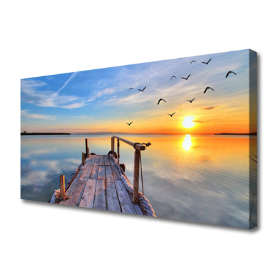 Duży obraz na płótnie Most Wiszący nad Cieśniną