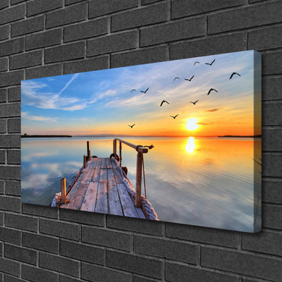 Duży obraz na płótnie Most Wiszący nad Cieśniną