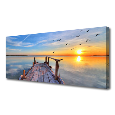 Duży obraz na płótnie Most Wiszący nad Cieśniną