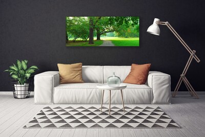 Obraz canvas Aleja w Cieniu Drzew