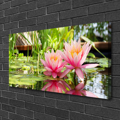 Obraz drukowany na płótnie Wykwintny Ogród Kwiatowy