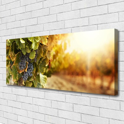 Obraz drukowany na płótnie Winna Winorośl w Detalu