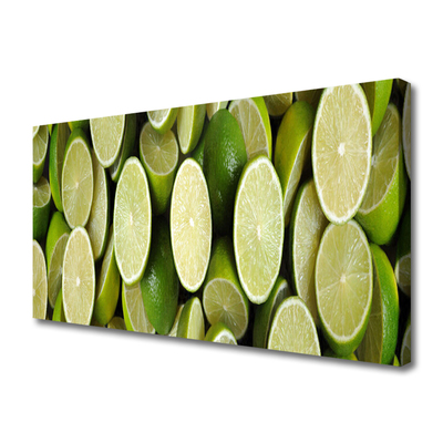 Obraz canvas na ścianę Orzeźwiający Plaster Limonki