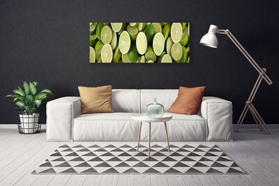 Obraz canvas na ścianę Orzeźwiający Plaster Limonki