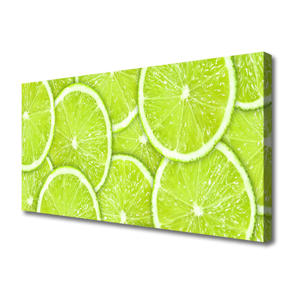 Obraz canvas Orzeźwiające Plasterki Limonki