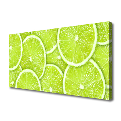 Obraz canvas Orzeźwiające Plasterki Limonki