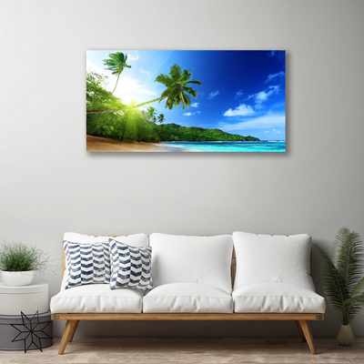 Obraz Canvas Plaża Morze Palma Krajobraz