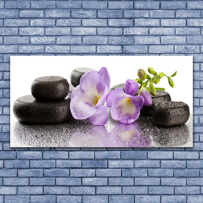 Obraz canvas Elegancka Ozdoba Kwiatowa