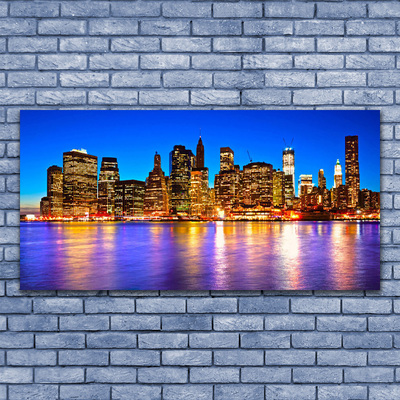 Fotoobraz na płótnie Panorama Miejskiej Metropolii