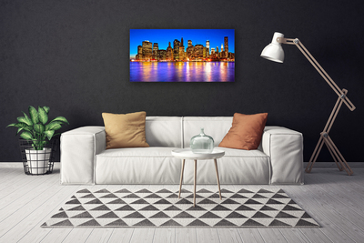 Fotoobraz na płótnie Panorama Miejskiej Metropolii