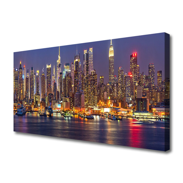 Duży obraz na płótnie Światła Wielkiego Miasta