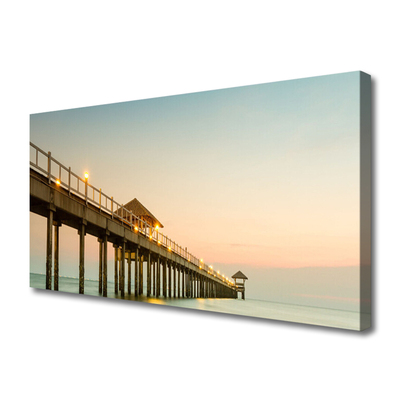 Obraz canvas Most Wiszący nad Zatoką