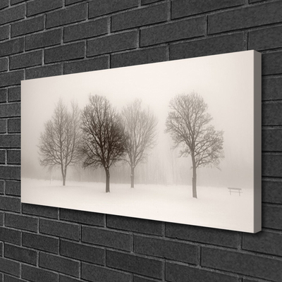Obraz Canvas Śnieg Drzewa Krajobraz