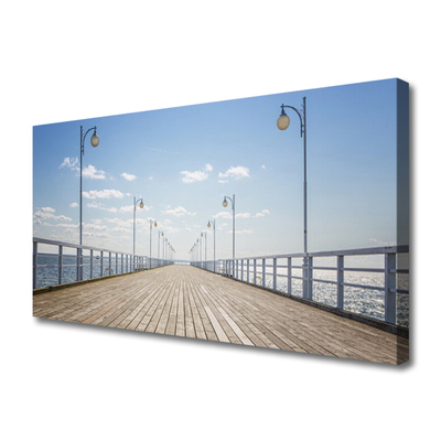 Obraz canvas Molo prowadzące w Nieznane