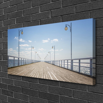 Obraz canvas Molo prowadzące w Nieznane