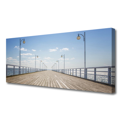 Obraz canvas Molo prowadzące w Nieznane