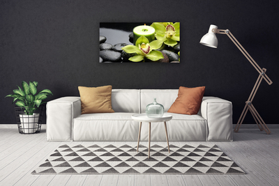 Obraz canvas Elegancja Białej Orchidei