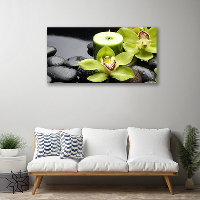 Obraz canvas Elegancja Białej Orchidei