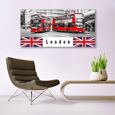Zdjęcie na płótnie Czerwony Autobus w Londynie