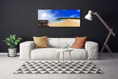 Obraz Canvas Słońce Morze Plaża Krajobraz
